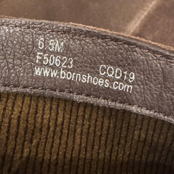 Born Women's Dark Brown Cricket Suede Leather Boots Knee High Size 6.5M NWOT - Picture 8 of 11